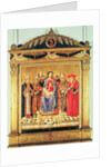 The Virgin and Child Enthroned with Saints by Giovanni Boccati or Boccatto