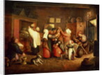 Peasant Wedding by Maerten van Cleve