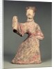Figure of a male dancer, tomb artefact, Eastern Han Dynasty, 25-220 by Eastern Han Dynasty Chinese School
