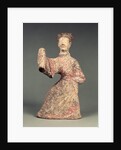Figure of a male dancer, tomb artefact, Eastern Han Dynasty, 25-220 by Eastern Han Dynasty Chinese School
