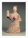 Figure of a male dancer, tomb artefact, Eastern Han Dynasty, 25-220 by Eastern Han Dynasty Chinese School
