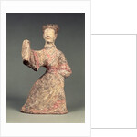 Figure of a male dancer, tomb artefact, Eastern Han Dynasty, 25-220 by Eastern Han Dynasty Chinese School