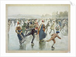 Skating, published by L. Prang and Co. by Henry Sandham