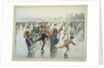 Skating, published by L. Prang and Co. by Henry Sandham