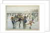 Skating, published by L. Prang and Co. by Henry Sandham