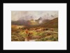 A Highland Drove at Strathfillan, Perthshire by Louis Bosworth Hurt