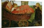 Little Girl Pushing a Pram, 1904 by Paula Modersohn-Becker