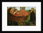 Little Girl Pushing a Pram, 1904 by Paula Modersohn-Becker