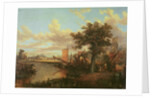 The River Yare with a distant view of Norwich, c.1840 by English School