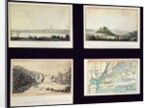 North American Scenes and a map of New York, c.1772 by Conleton