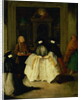 Masked Figures in a Venetian Coffee House by Pietro Longhi