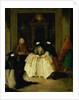 Masked Figures in a Venetian Coffee House by Pietro Longhi