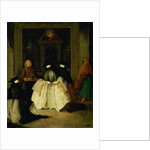 Masked Figures in a Venetian Coffee House by Pietro Longhi