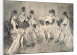 Girls in a Bordello by Constantin Guys