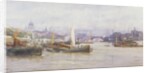 Shipping on the Thames by Charles William Wyllie