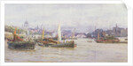 Shipping on the Thames by Charles William Wyllie