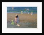 The Beach, Trouville by Emmanuel Phillips Fox