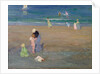 The Beach, Trouville by Emmanuel Phillips Fox