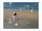 The Beach, Trouville by Emmanuel Phillips Fox