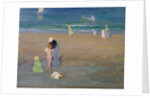 The Beach, Trouville by Emmanuel Phillips Fox