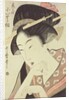 Bust portrait of the heroine Kioto of the Itoya, 18th century by Kitagawa Utamaro