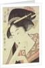 Bust portrait of the heroine Kioto of the Itoya, 18th century by Kitagawa Utamaro