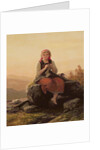 Young Girl Knitting, 19th century by Meyer von Bremen