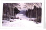 Woodland Trail in Winter by Boris Walentinowitsch Scherkow
