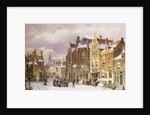 Snow in Amsterdam by Willem Koekkoek