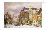 Snow in Amsterdam by Willem Koekkoek