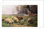 The Shepherd's Family by Adolf Ernst Meissner