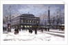The Place du Chatelet, Paris by Eugene Galien-Laloue