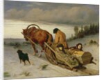Seeing off the Dead, 1865 by Vasili Grigorevich Perov