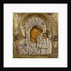 Detail of an icon showing the Virgin of Kazan by Yegor Petrov, Moscow, 1788 by Russian School