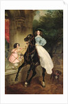 The Horsewoman, Portrait of Giovanina and Amacilia Paccini, wards of Countess Samoilova, 1832 by Karl Pavlovich Bryullov