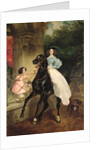 The Horsewoman, Portrait of Giovanina and Amacilia Paccini, wards of Countess Samoilova, 1832 by Karl Pavlovich Bryullov