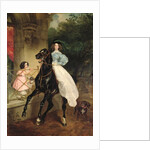 The Horsewoman, Portrait of Giovanina and Amacilia Paccini, wards of Countess Samoilova, 1832 by Karl Pavlovich Bryullov