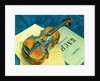 Still Life with a Violin, 1921 by Kuzma Sergeevich Petrov-Vodkin