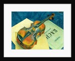 Still Life with a Violin, 1921 by Kuzma Sergeevich Petrov-Vodkin