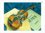 Still Life with a Violin, 1921 by Kuzma Sergeevich Petrov-Vodkin