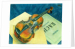 Still Life with a Violin, 1921 by Kuzma Sergeevich Petrov-Vodkin