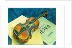 Still Life with a Violin, 1921 by Kuzma Sergeevich Petrov-Vodkin