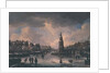 Town on a Frozen River by Aert van der Neer