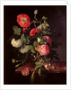 Flowers in a Glass Vase, 1667 by Jacob van Walscapelle
