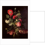 Flowers in a Glass Vase, 1667 by Jacob van Walscapelle