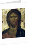 The Saviour, early 14th century by School Russian