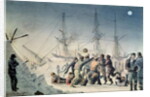 Incidents on a Trading Journey: Men Playing Football on Board HMS 'Terror', 1836 by Lieutenant Smyth