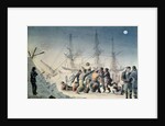 Incidents on a Trading Journey: Men Playing Football on Board HMS 'Terror', 1836 by Lieutenant Smyth
