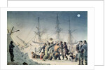 Incidents on a Trading Journey: Men Playing Football on Board HMS 'Terror', 1836 by Lieutenant Smyth