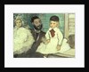 Comte Le Pic and his Sons by Edgar Degas